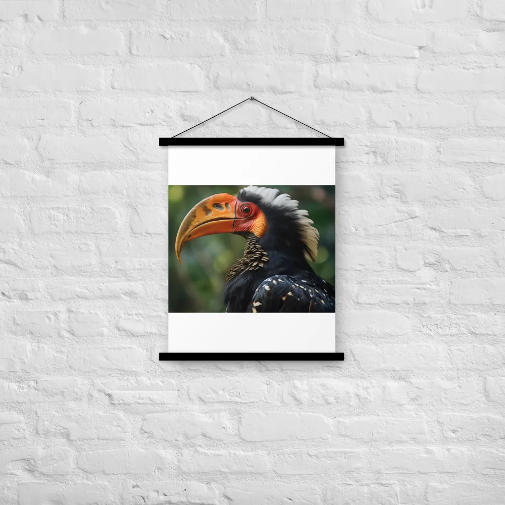 Majesty of the Hornbill | Poster With Black Wood Hanger | 18″×24″