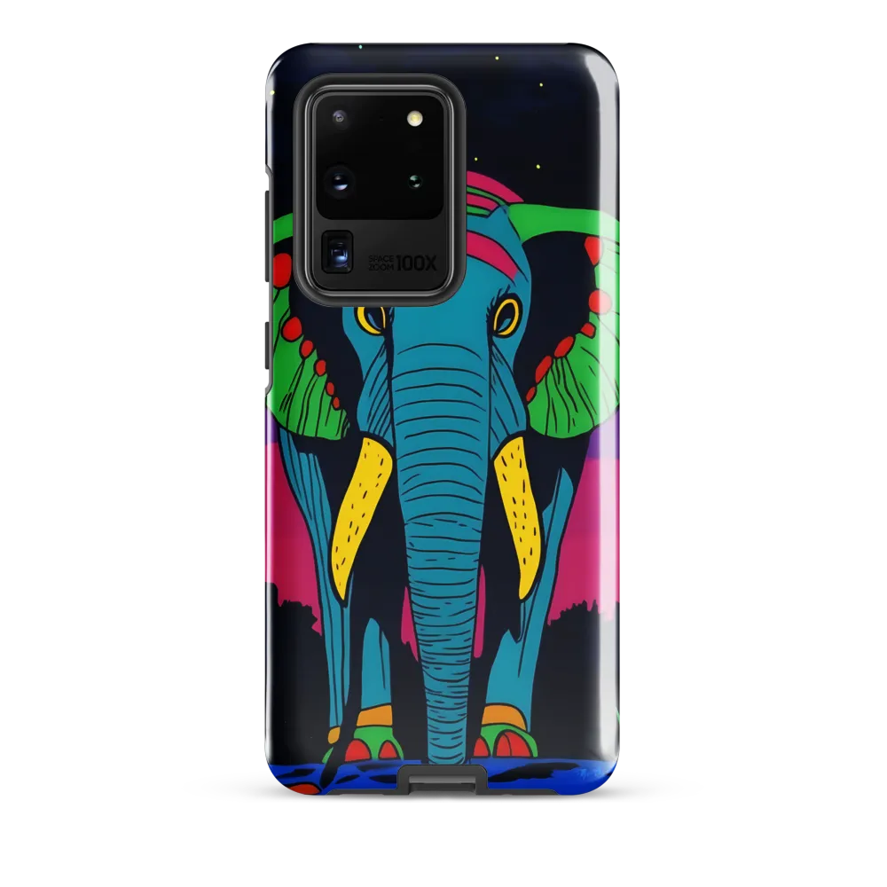 Whimsical Majesty: The Vibrant Elephant