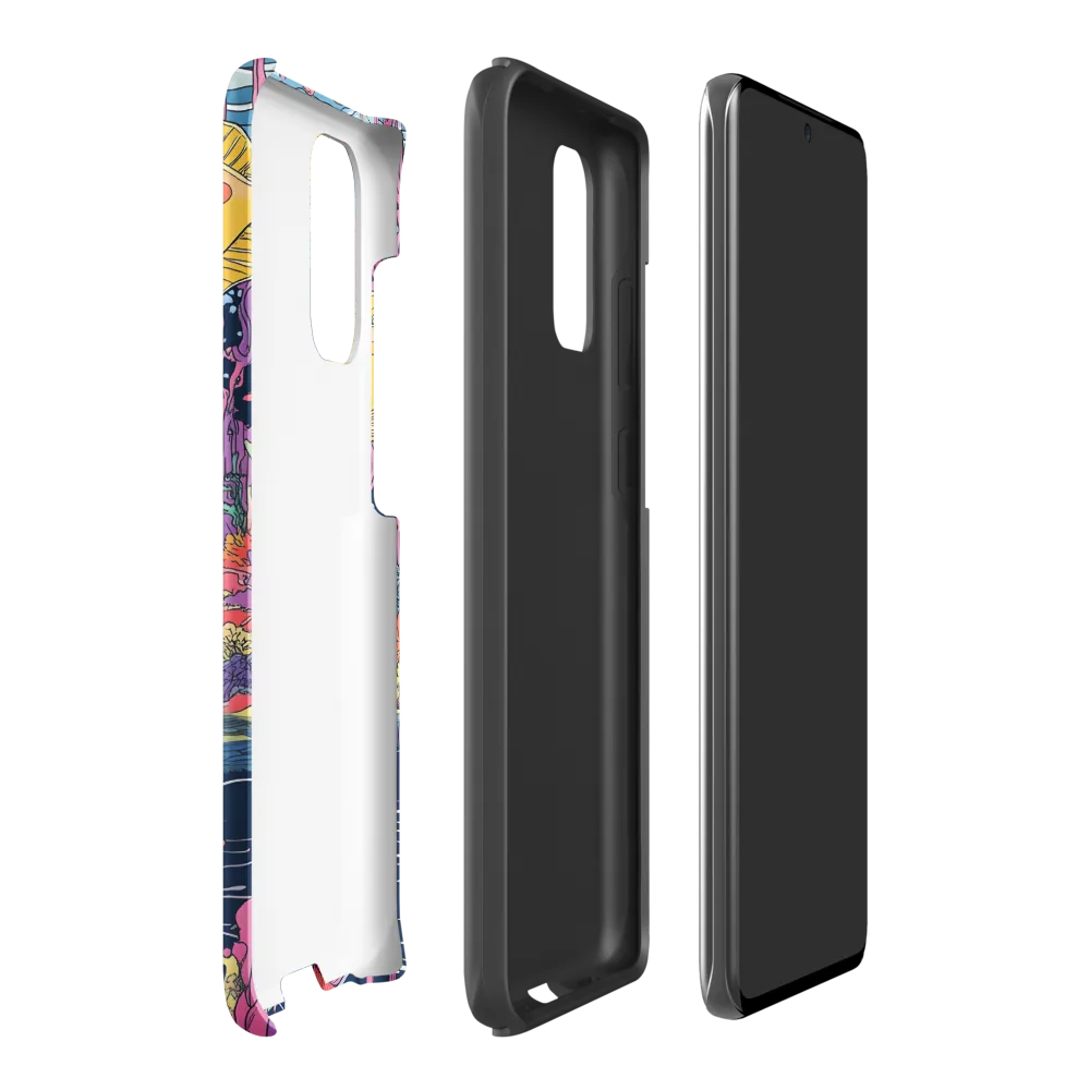 Underwater Dreamscape: A Playful Encounter | Phone Case |  S20 Plus | Tough Case | Matte