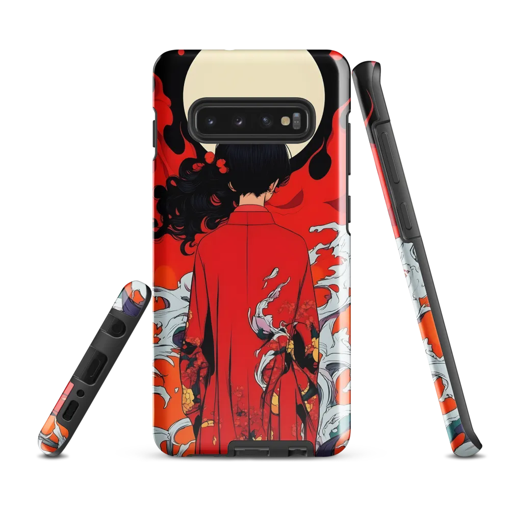 Ethereal Whispers of Flame and Water | Phone Case |  S10 Plus | Tough Case | Glossy