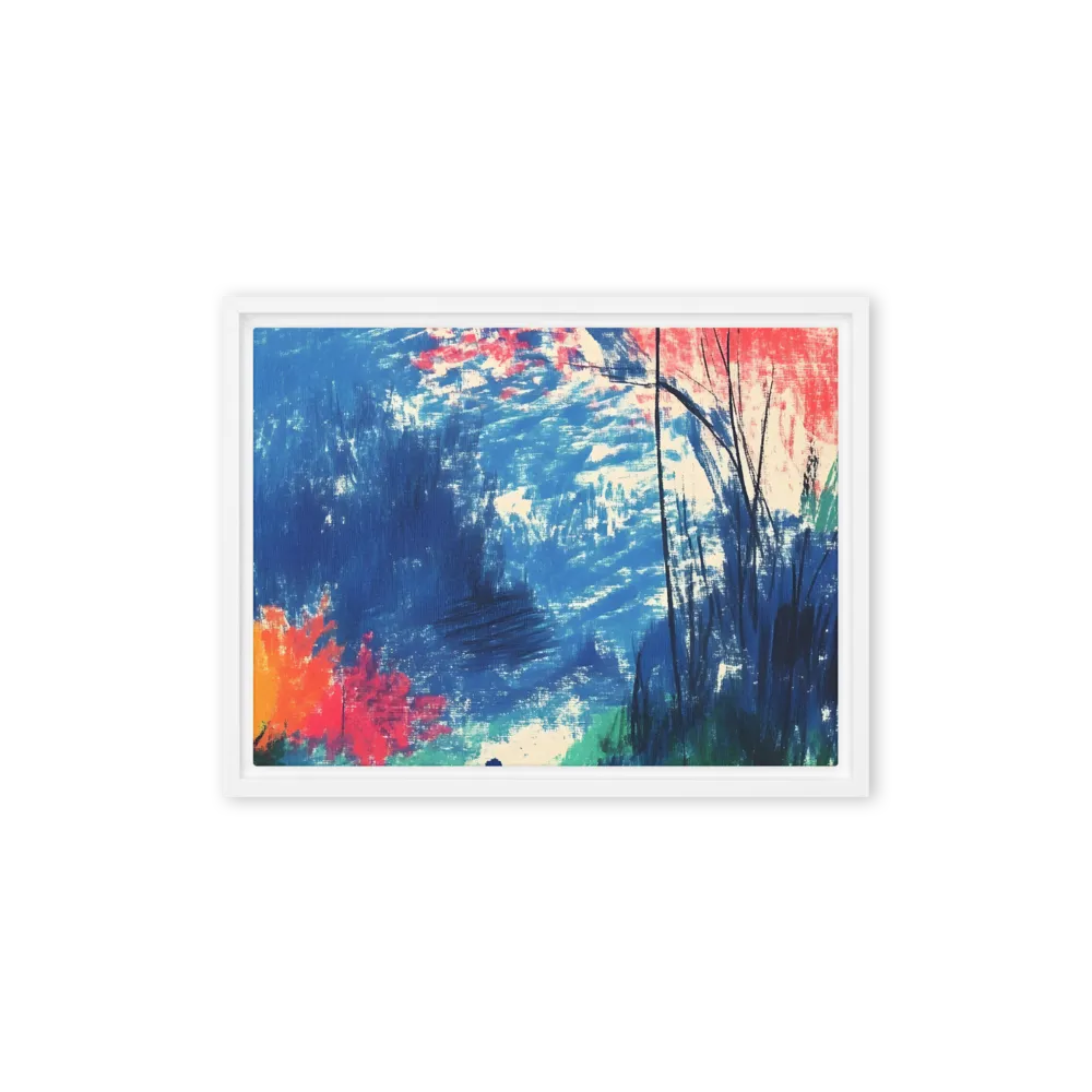 Whispers of Tranquility | Canvas with White Frame | 12″×16″