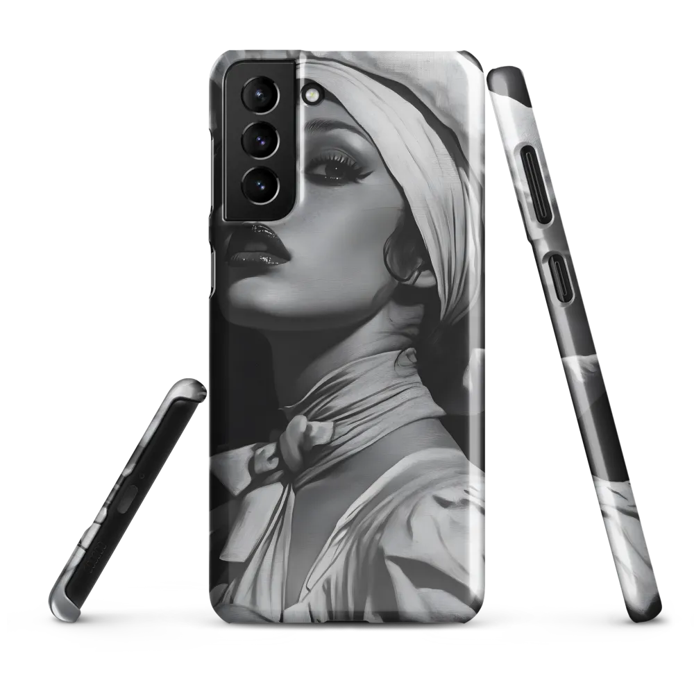 Timeless Elegance: A Charcoal Portrait of Grace