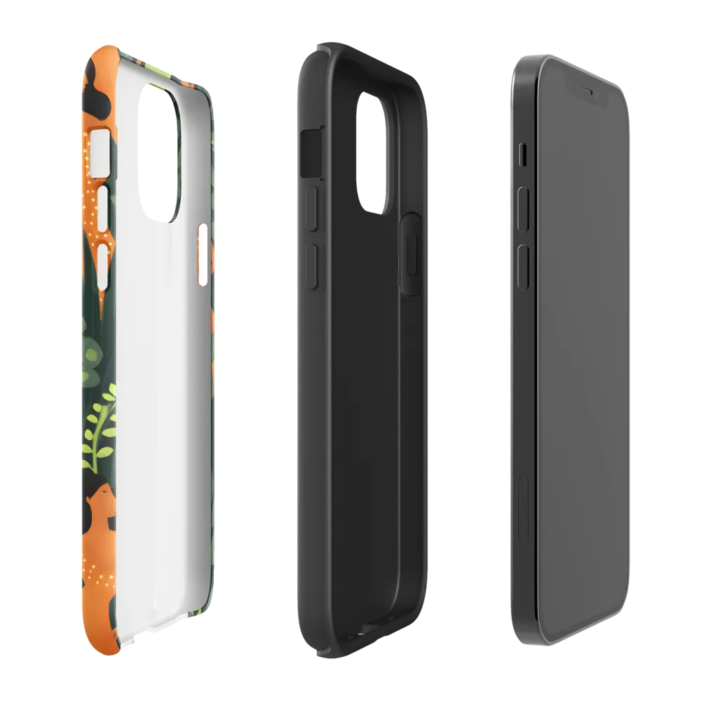 Playful Harmony in Patterns | Phone Case |  12 Pro | Tough Case | Matte