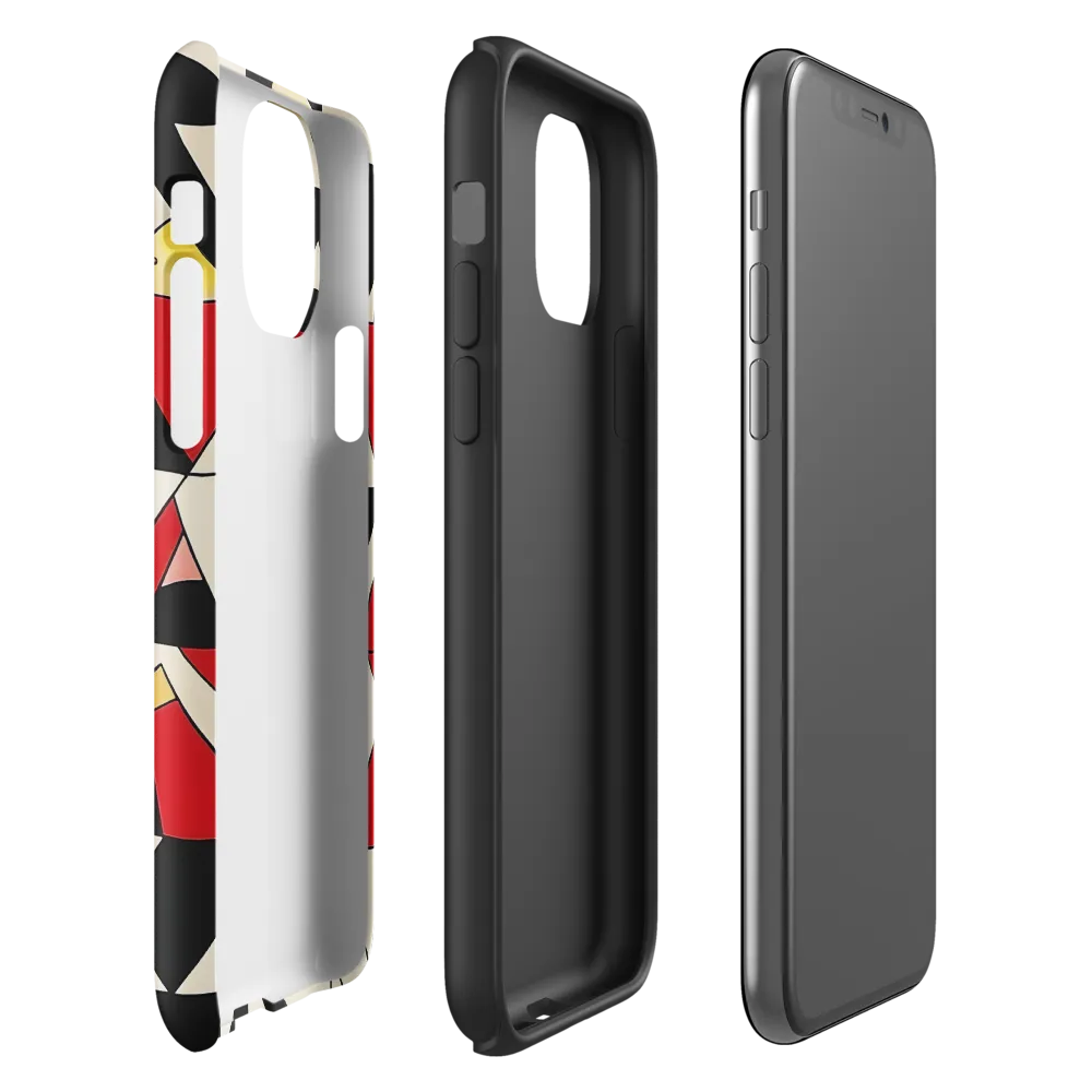 Dynamic Geometric Harmony | Phone Case |  11 Pro | Tough Case | Glossy