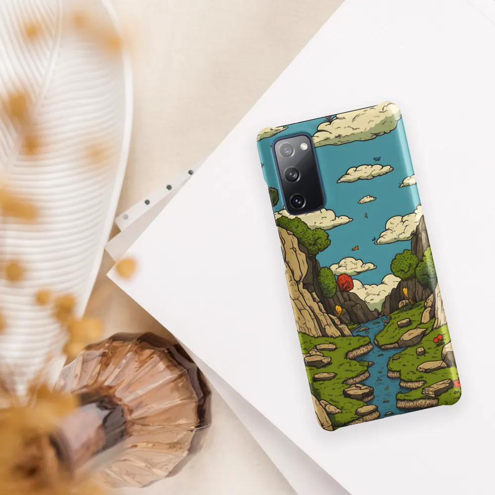 Whimsical Serenity: A Canyon Landscape