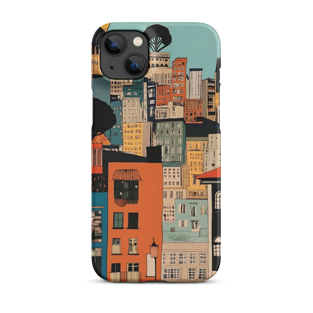 Urban Fusion: A Colorful Cityscape