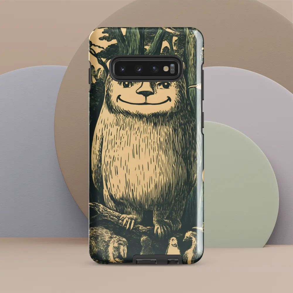 Forest Guardian: A Whimsical Encounter | Phone Case |  S10 Plus | Tough Case | Glossy