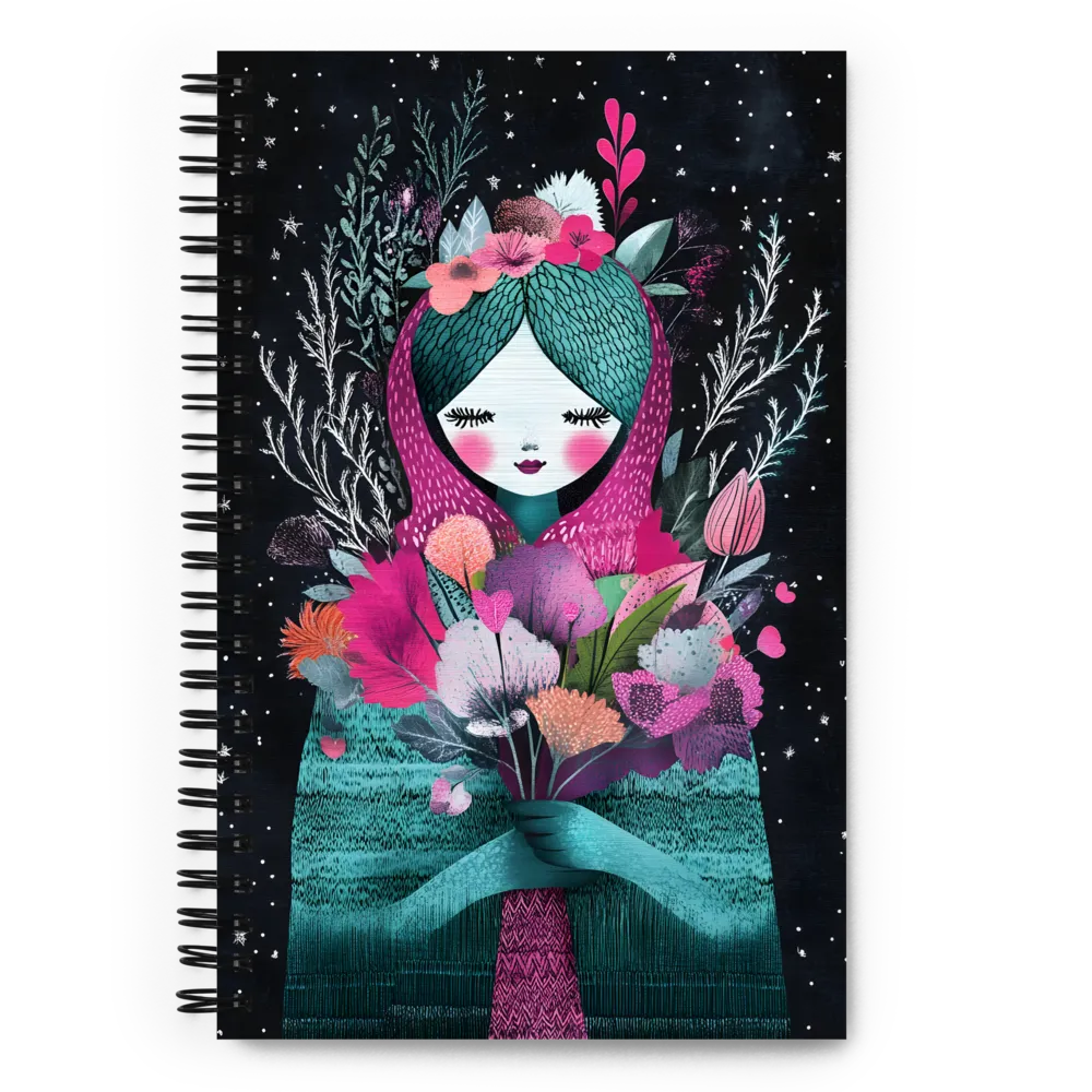 Whispers of Flora | Spiral Notebook