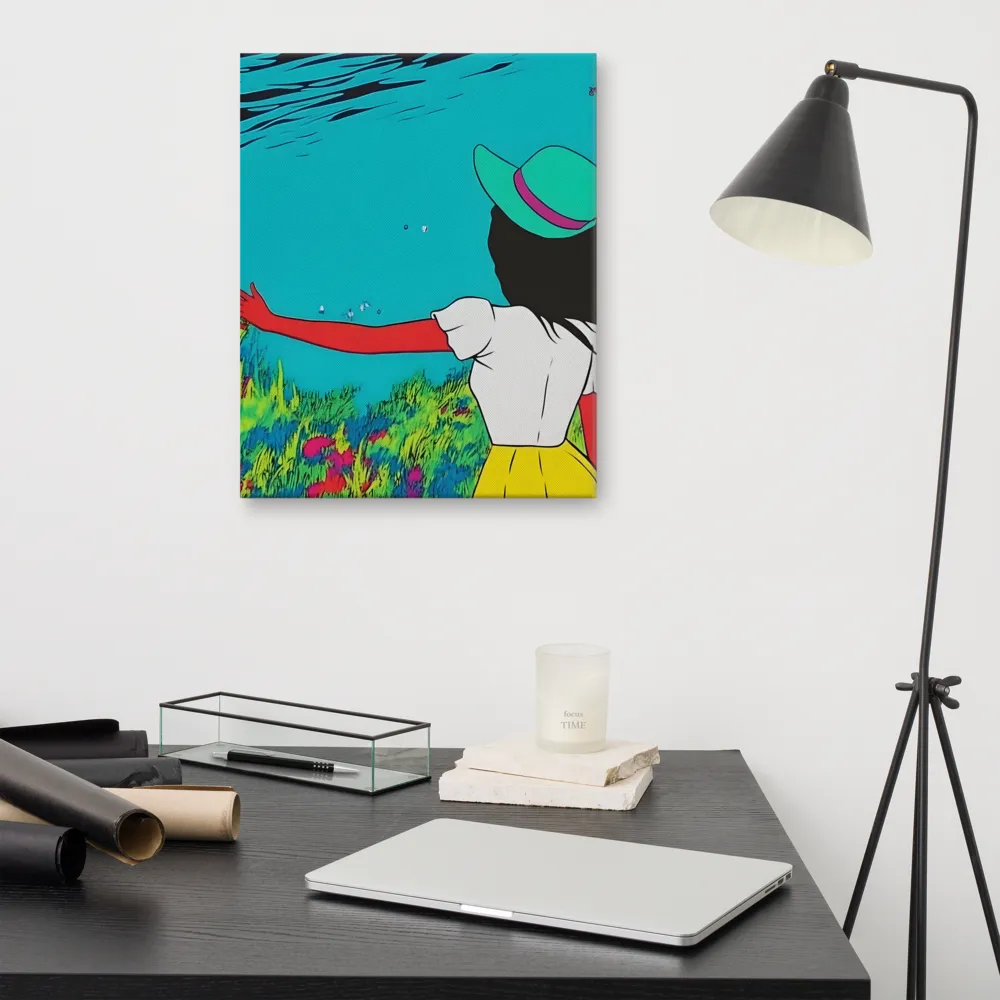 Whimsical Encounter | Canvas | 16″×20″