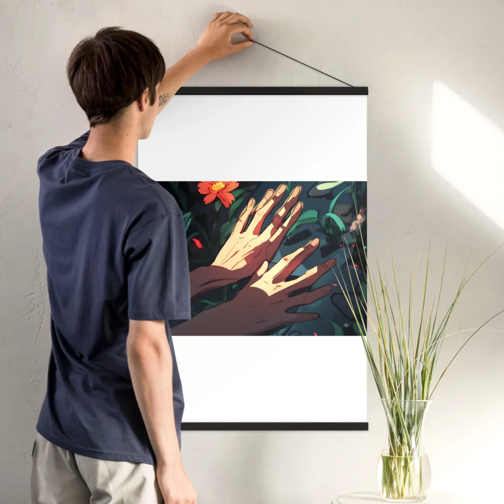 Whispers of Nature | Poster With Black Wood Hanger | 24″×36″