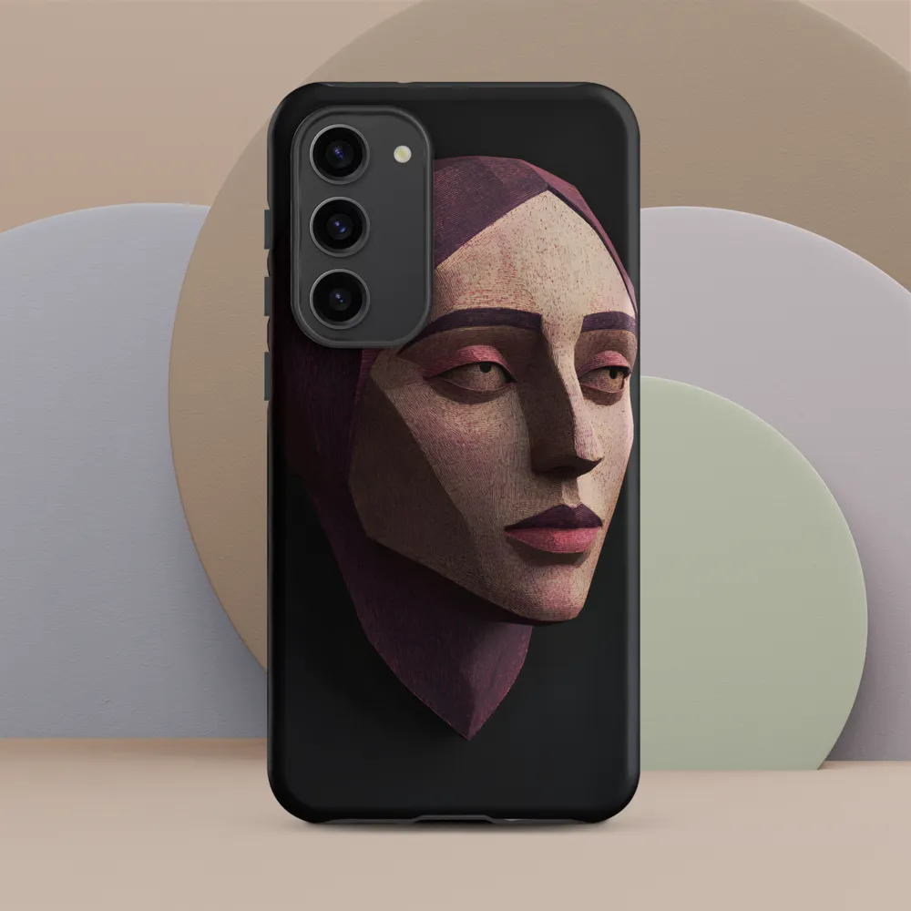 Geometric Elegance: A Contemporary Portrait