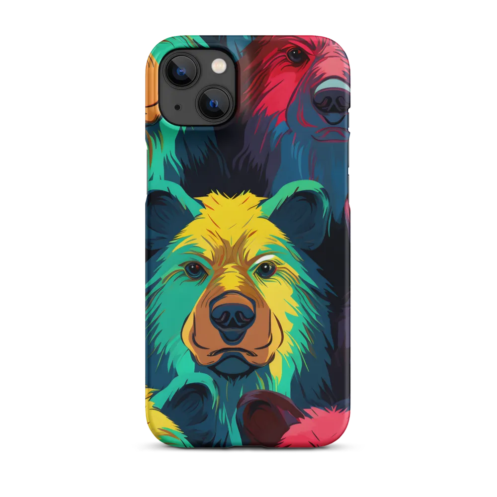 The Colorful Essence of Bears | Phone Case |  14 Plus | Snap Case | Matte