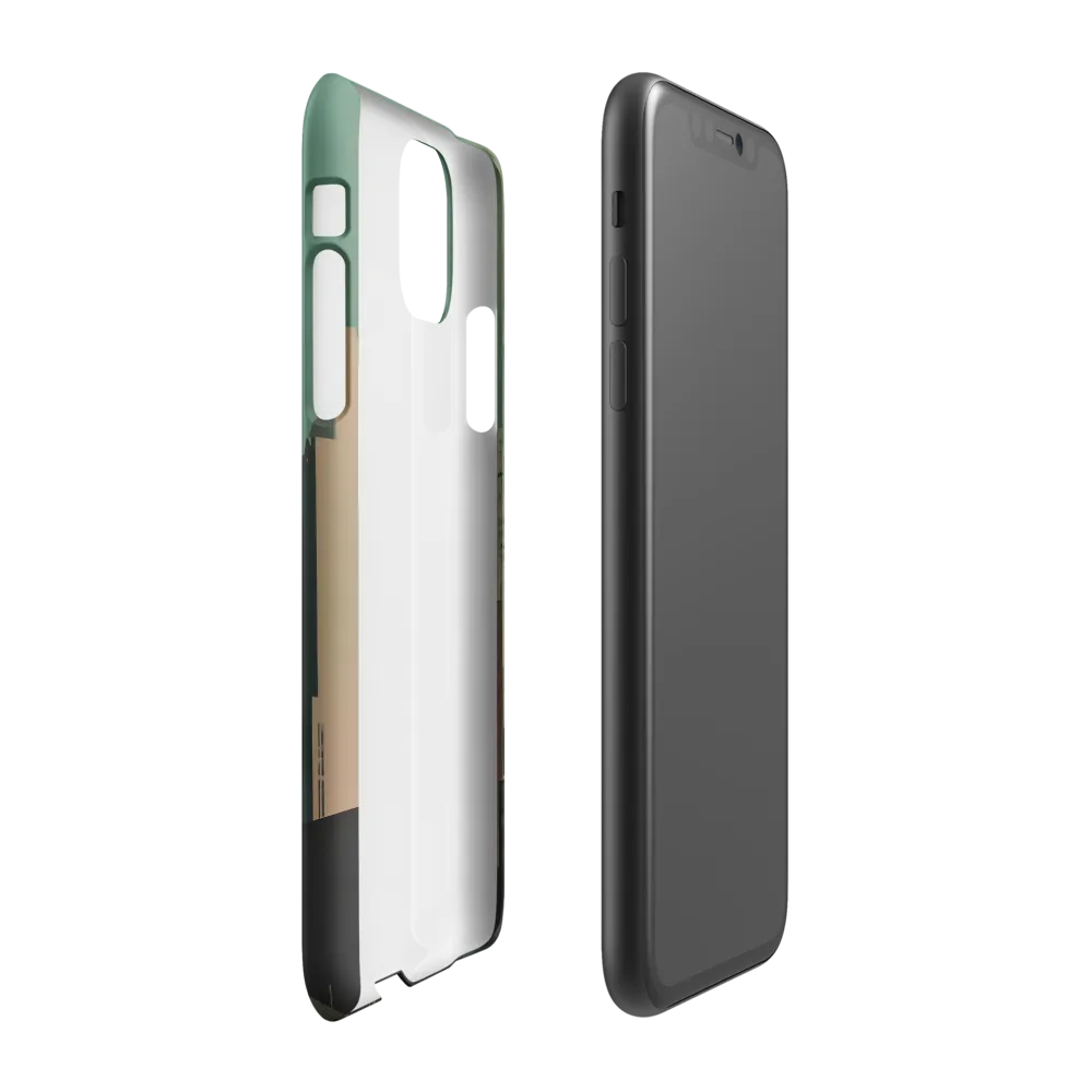 Urban Nostalgia: A Retro Cityscape | Phone Case |  11 | Snap Case | Matte