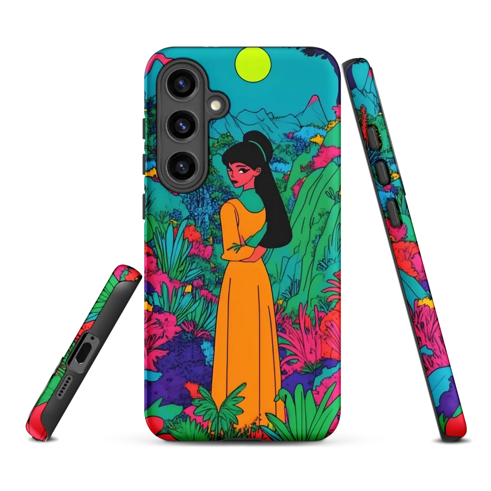 Ethereal Serenity in a Psychedelic Landscape