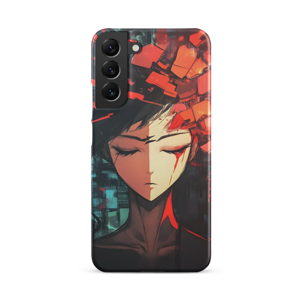 Fragmented Mind: The Silent Struggle | Phone Case |  S22 Plus | Snap Case | Matte