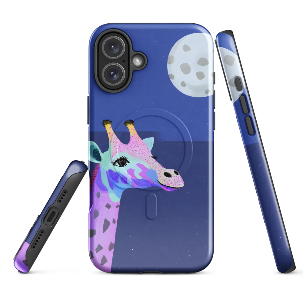 Whimsical Giraffe Under the Stars