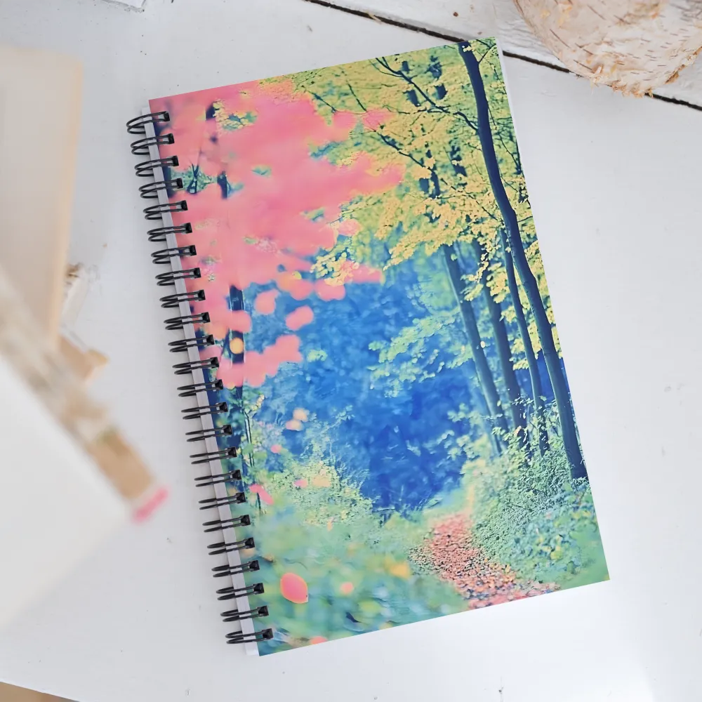 Whispers of Color in Serenity | Spiral Notebook