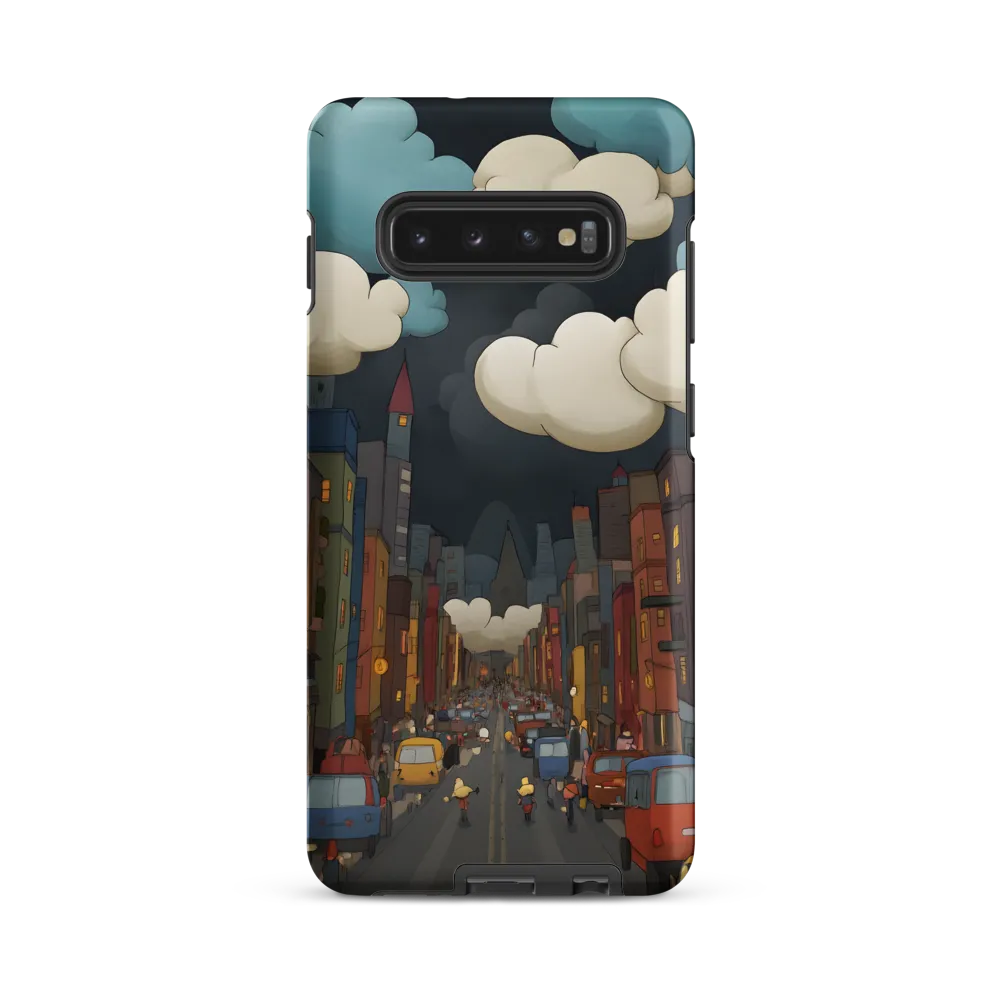 Urban Symphony: A City Awakens at Dusk | Phone Case |  S10 Plus | Tough Case | Matte