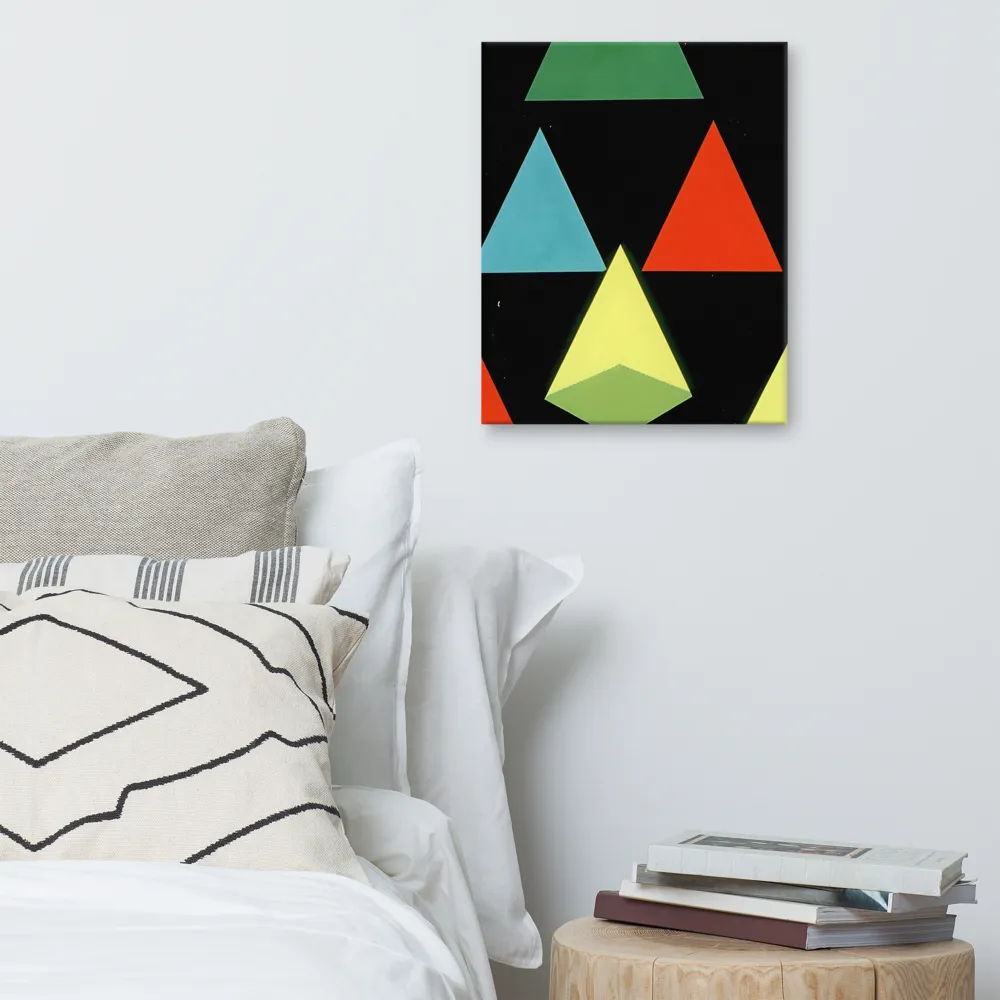 Geometric Harmony in Color | Canvas | 16″×20″