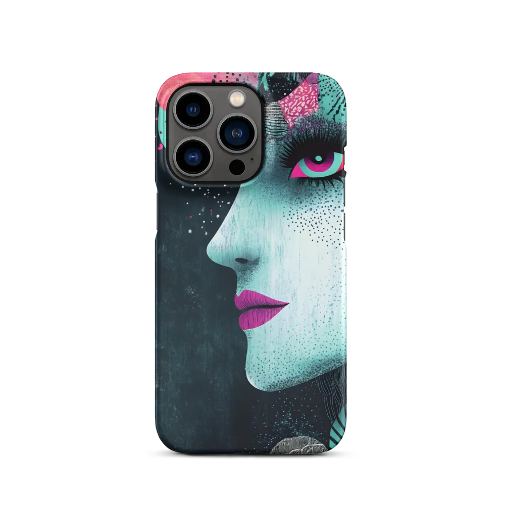 Mystical Beauty in Blue and Pink | Phone Case |  13 Pro | Snap Case | Matte