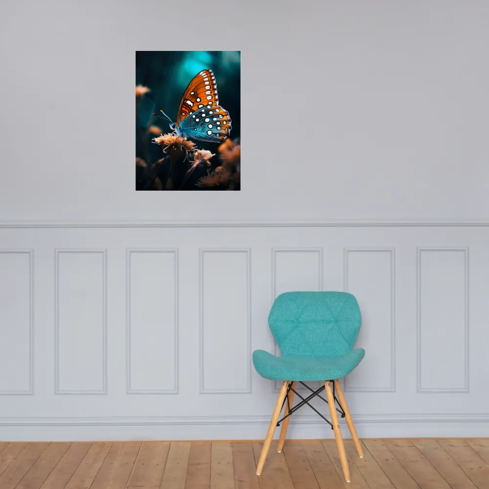 Whispers of Color: The Butterfly's Embrace