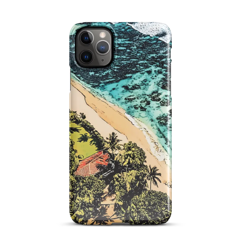 Aerial Serenity: Coastal Escape | Phone Case |  11 Pro Max | Snap Case | Glossy