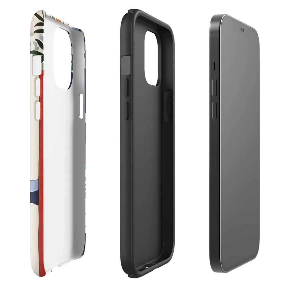 Vibrant Geometric Harmony | Phone Case |  12 Pro Max | Tough Case | Glossy