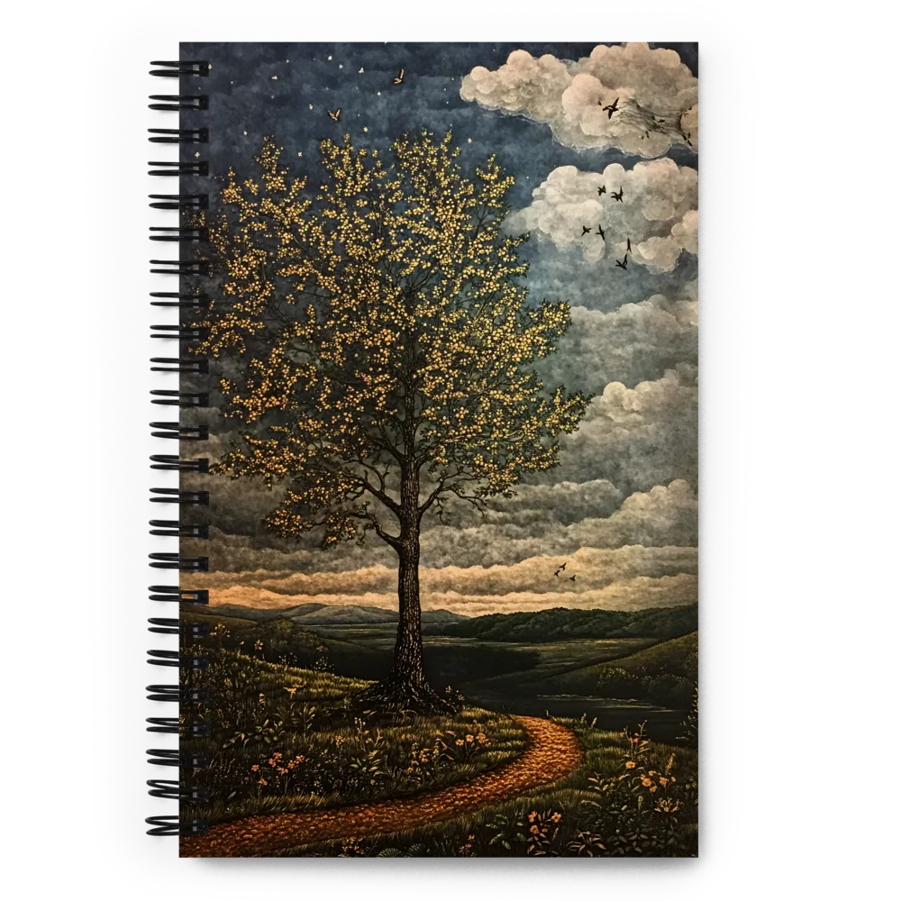 Embracing Nature's Serenity | Spiral Notebook