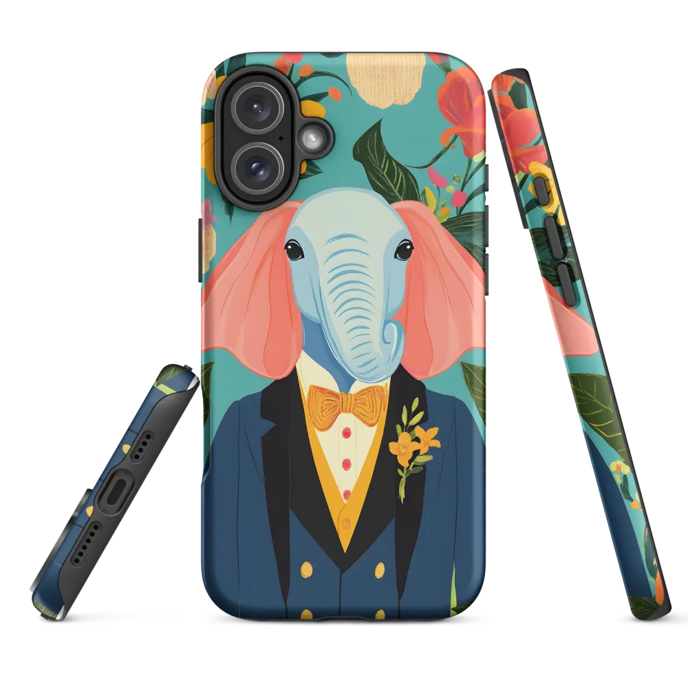 Elegance in Bloom | Phone Case |  16 Plus | Tough Case | Matte