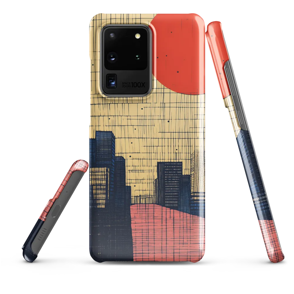 Urban Echoes: A Minimalist Cityscape