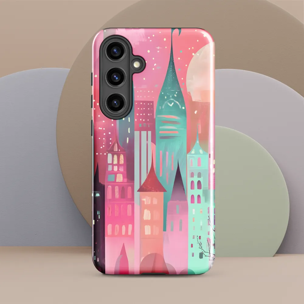 Whimsical City at Dusk