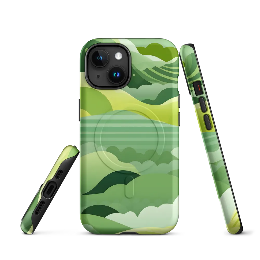 Tranquility in Green Waves