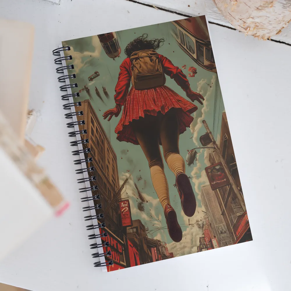 Flight of the Urban Dreamer | Spiral Notebook