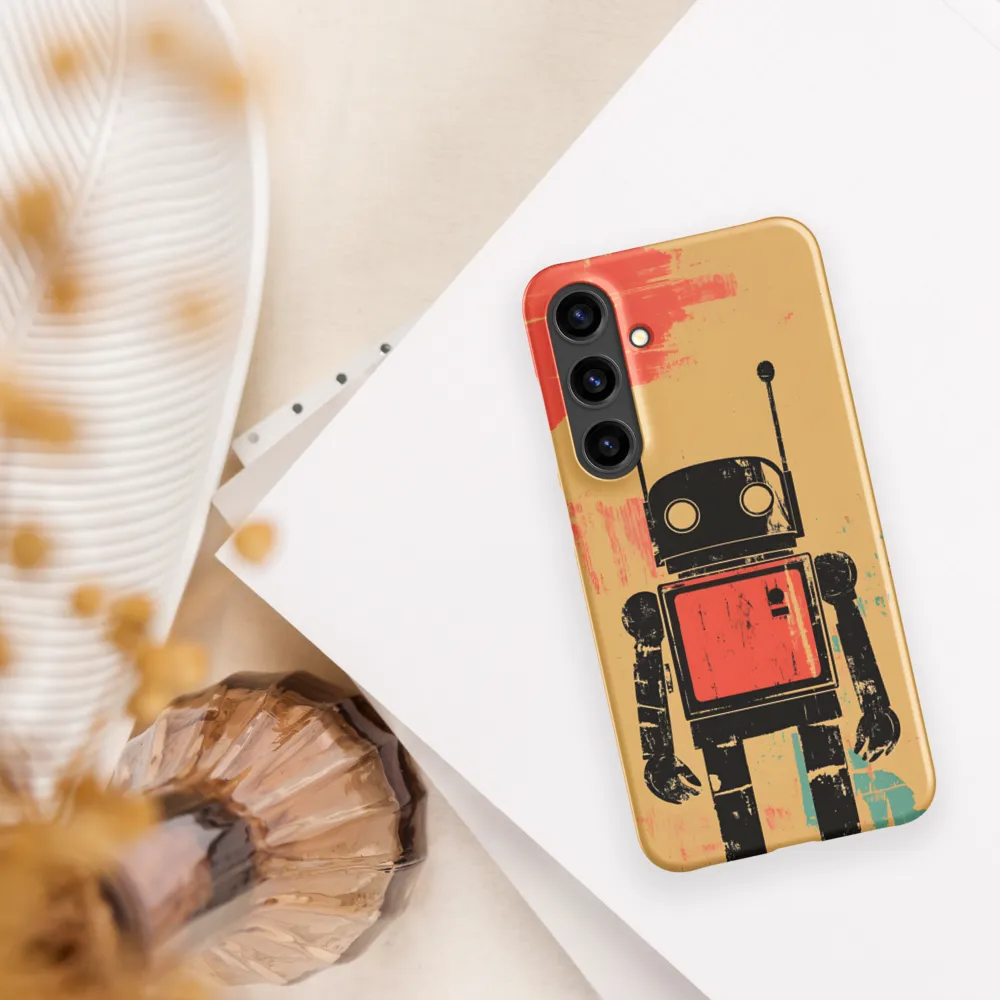 The Retro Robot | Phone Case |  S24 Plus | Snap Case | Matte