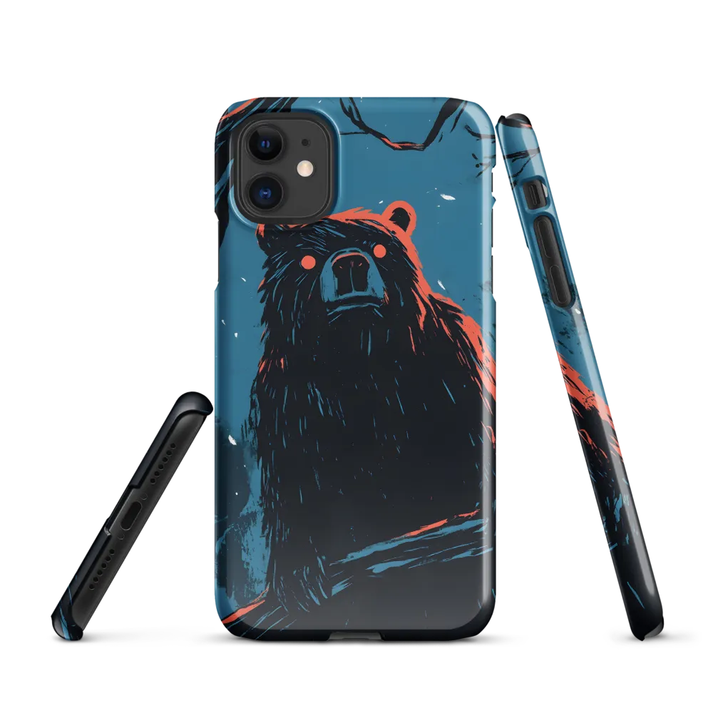 Eerie Majesty: A Bear in the Night