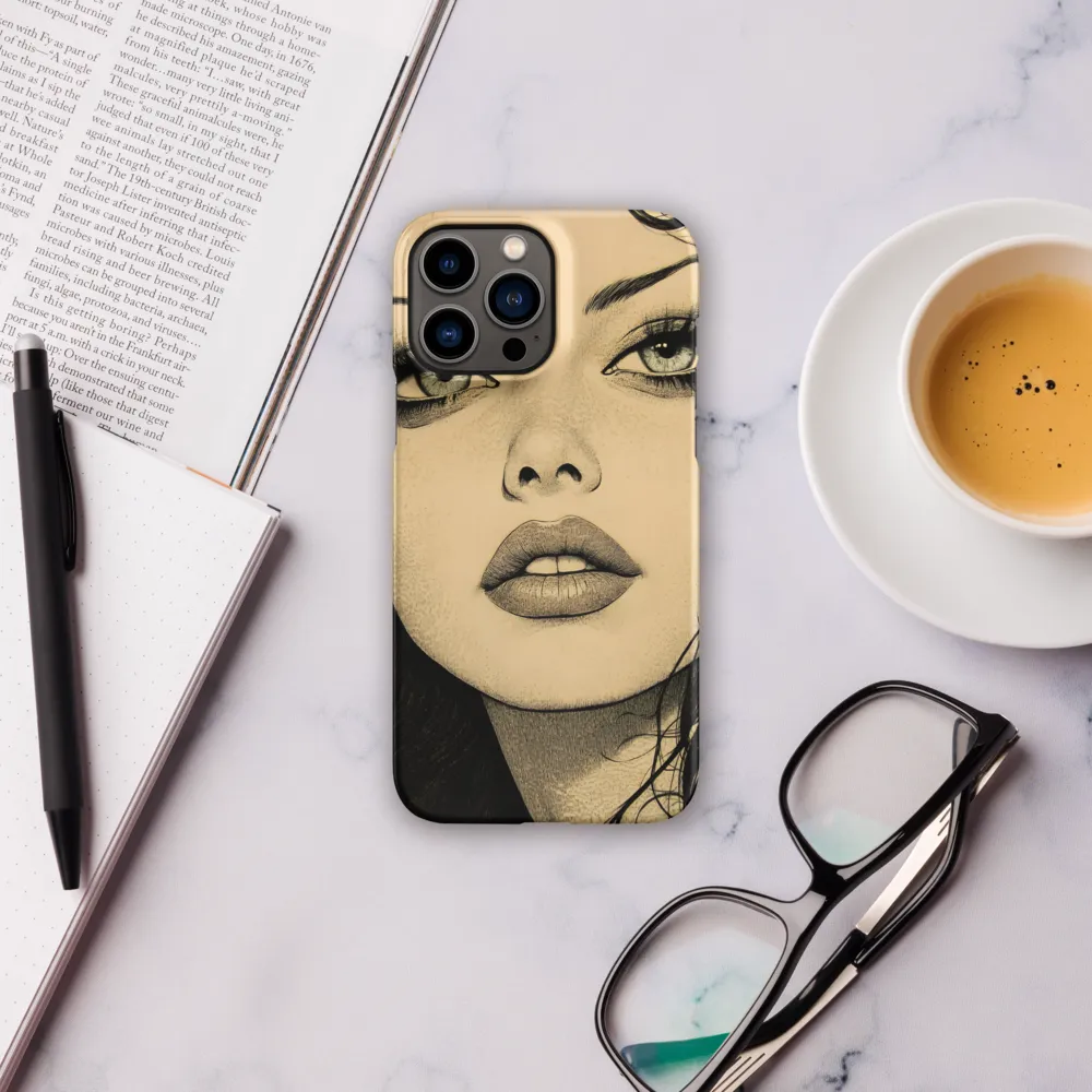 Enigmatic Gaze | Phone Case |  13 Pro Max | Snap Case | Matte