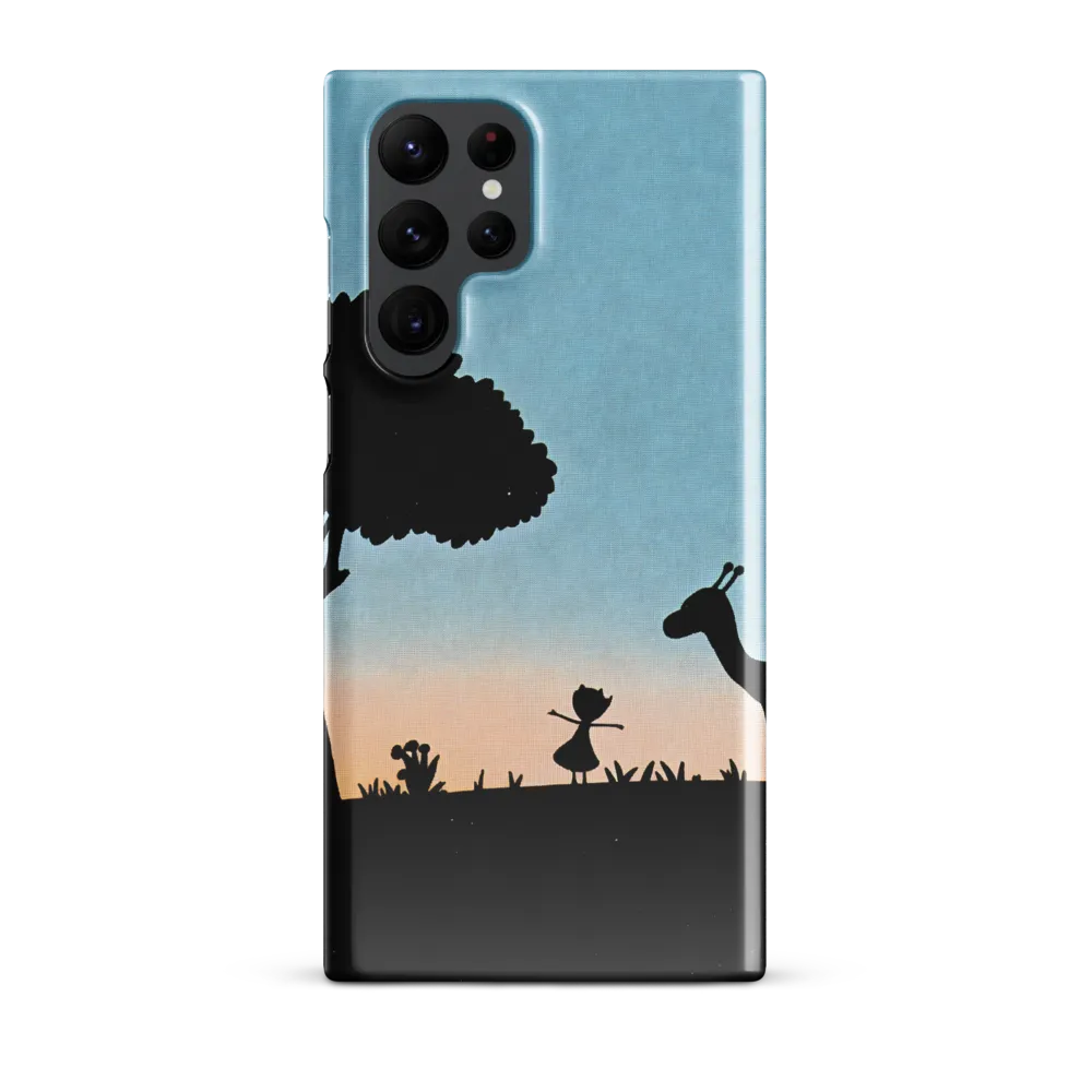 Curiosity in the Silhouette | Phone Case |  S22 Ultra | Snap Case | Glossy