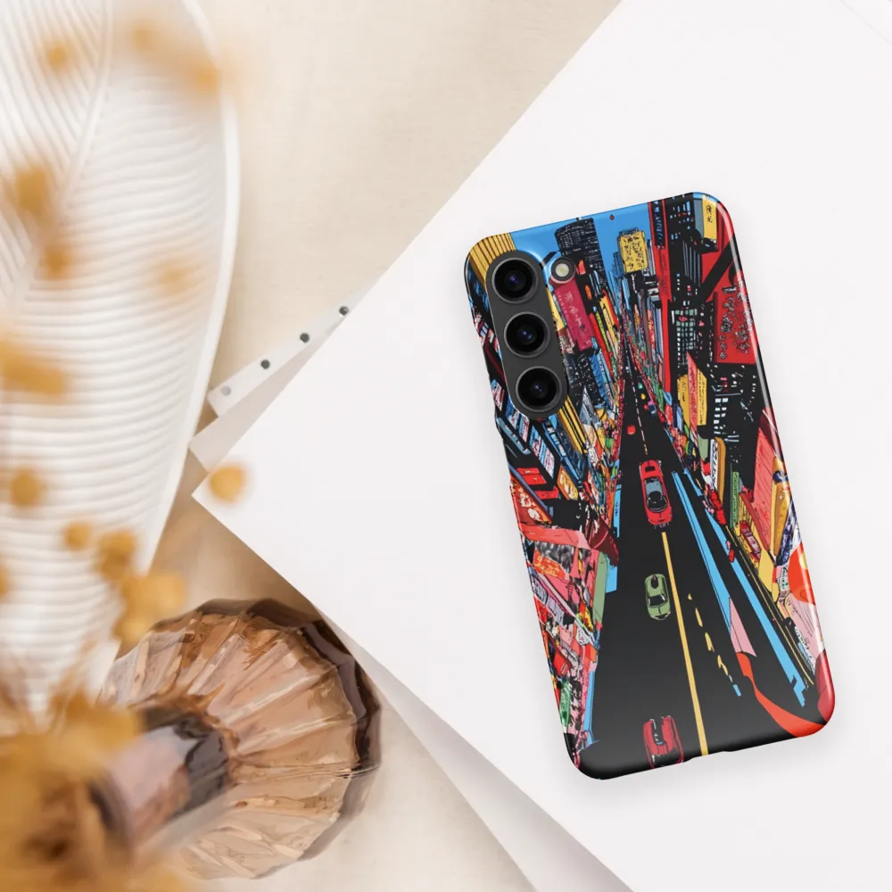 Urban Symphony: A Bird's-Eye View of Life | Phone Case |  S23 Plus | Snap Case | Glossy