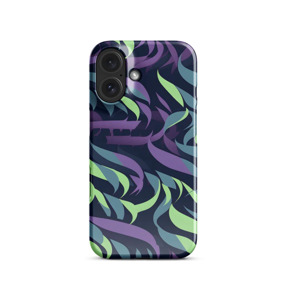 Fluid Waves of Color | Phone Case |  16 | Snap Case | Glossy