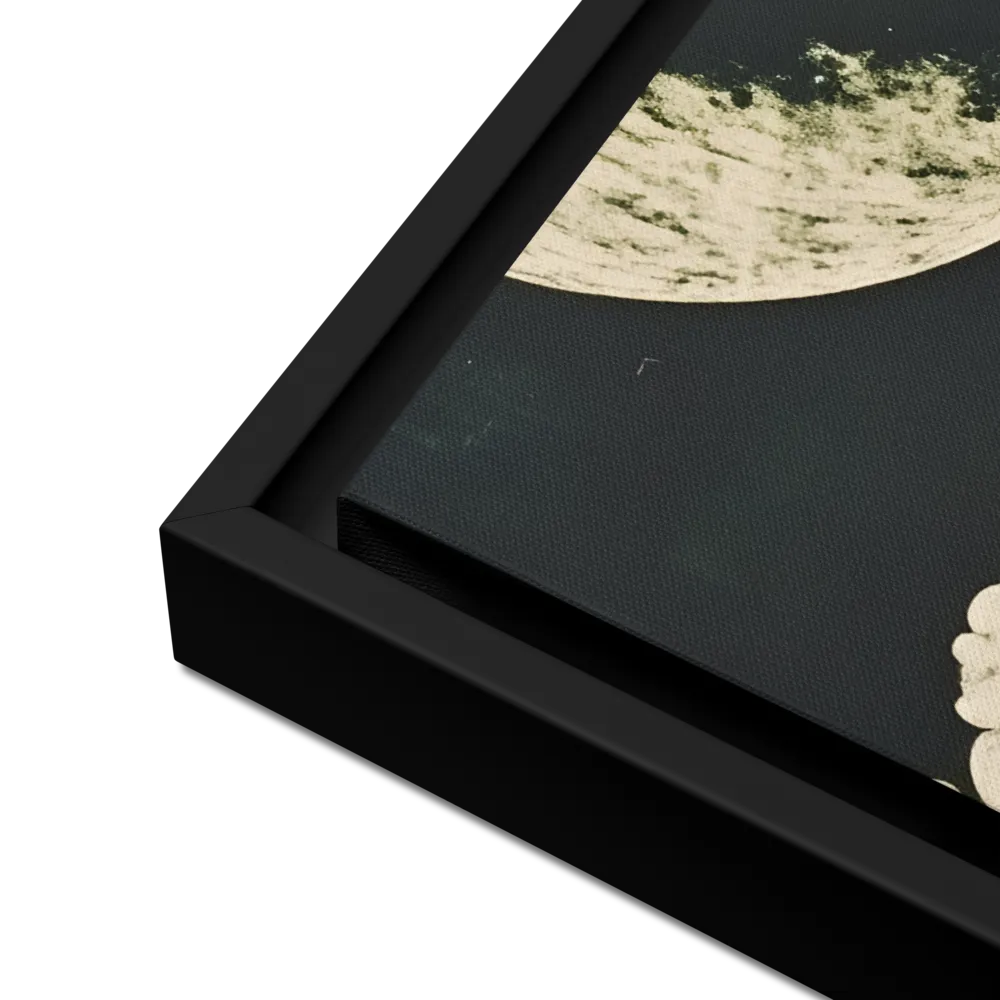 Whispers of the Moon | Canvas with Black Frame | 18″×24″