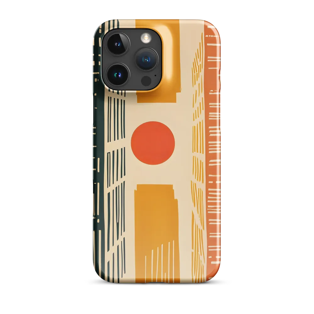 Urban Harmony: A Geometric Sunrise