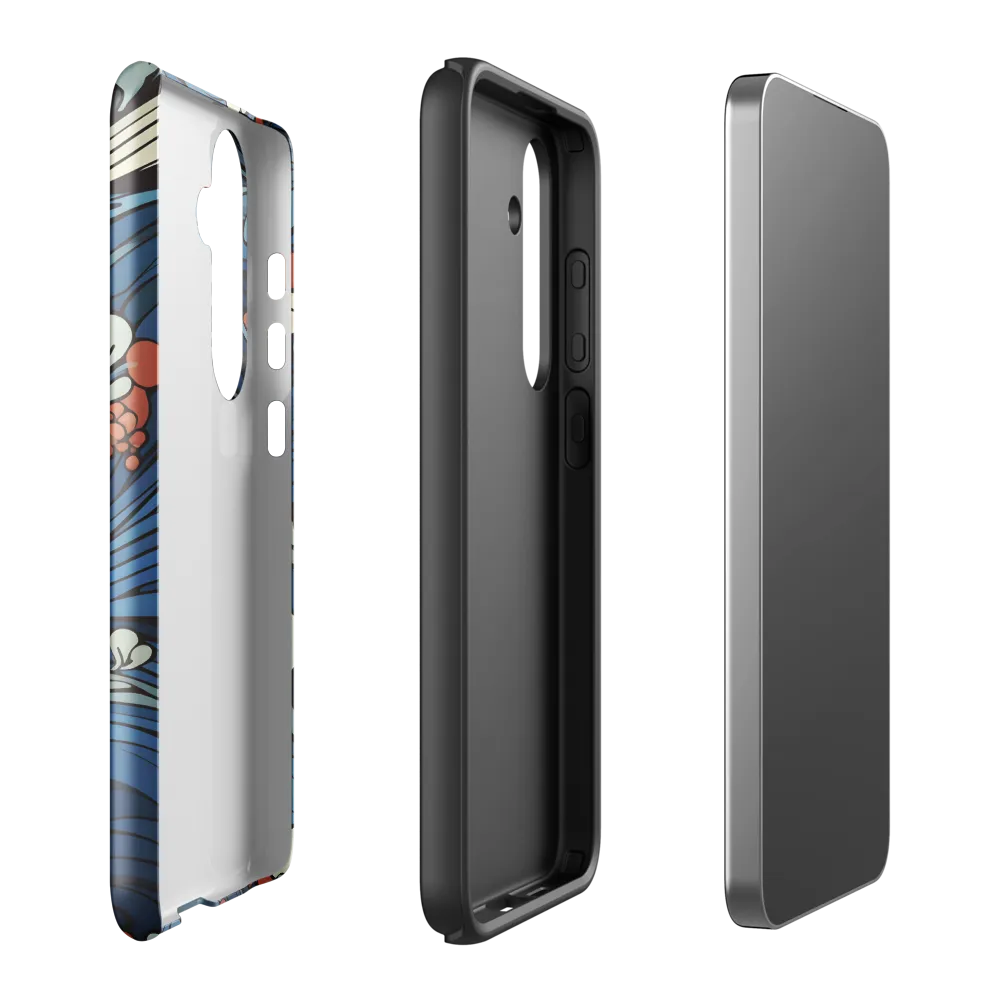Nature's Elegance: An Oceanic Tapestry | Phone Case |  S24 Plus | Tough Case | Glossy