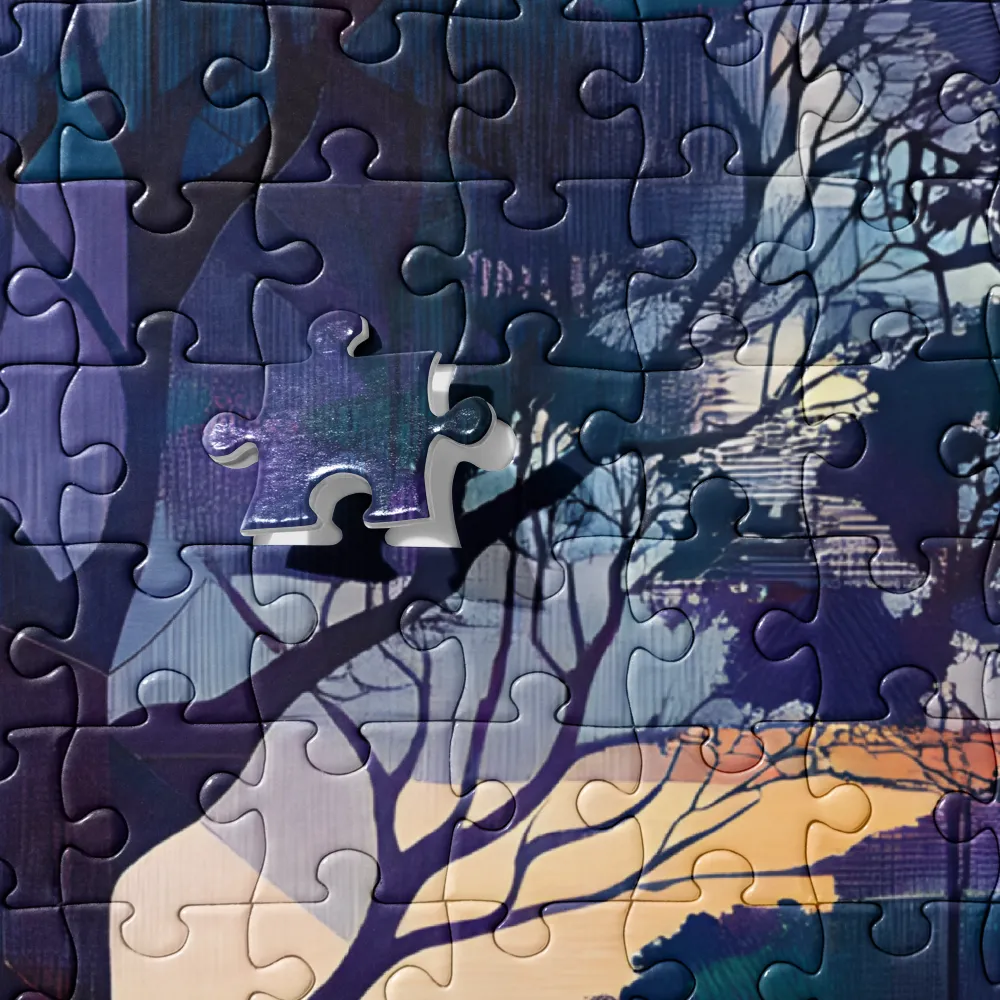 Tranquil Geometry: A Journey Through Color | Jigsaw Puzzle | 520 pieces