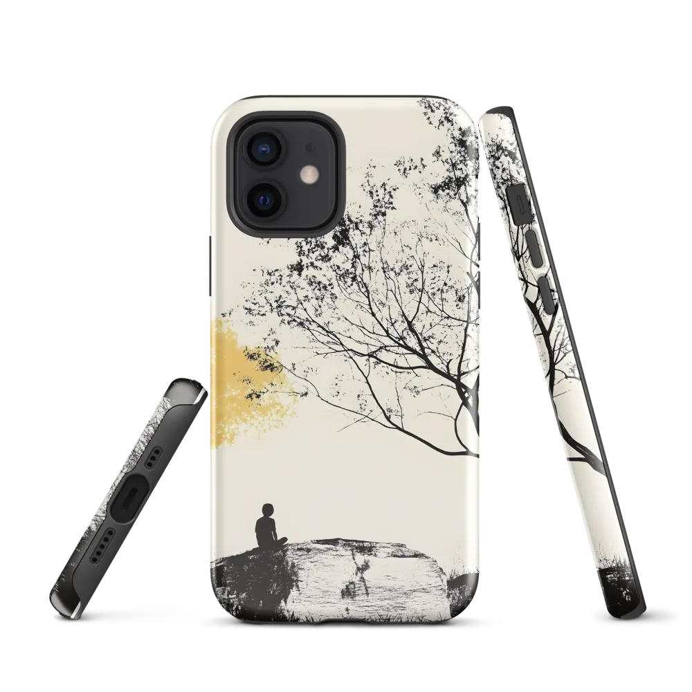 Whispers of Solitude | Phone Case |  12 | Tough Case | Glossy