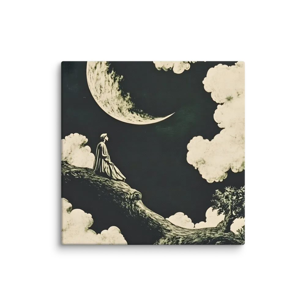 Whispers of the Moon | Canvas | 18″×18″