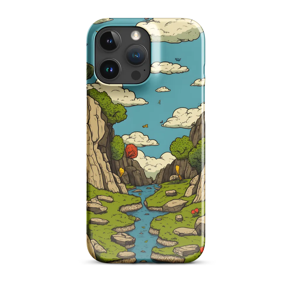 Whimsical Serenity: A Canyon Landscape