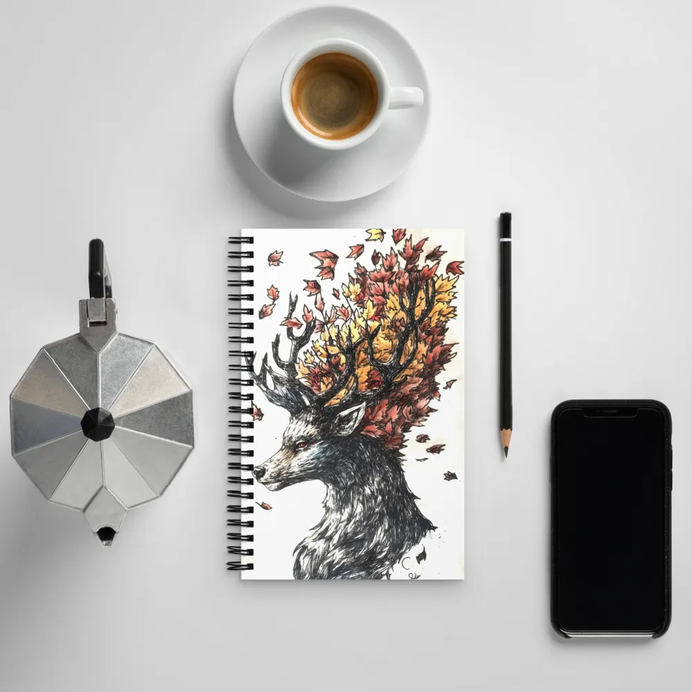 Whispers of Autumn | Spiral Notebook