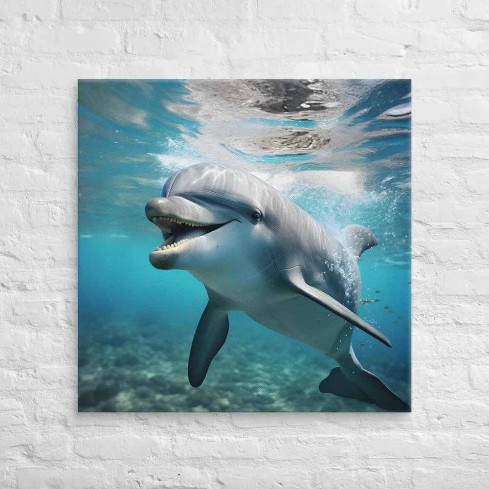 Joyful Marine Grace | Canvas | 32″×32″