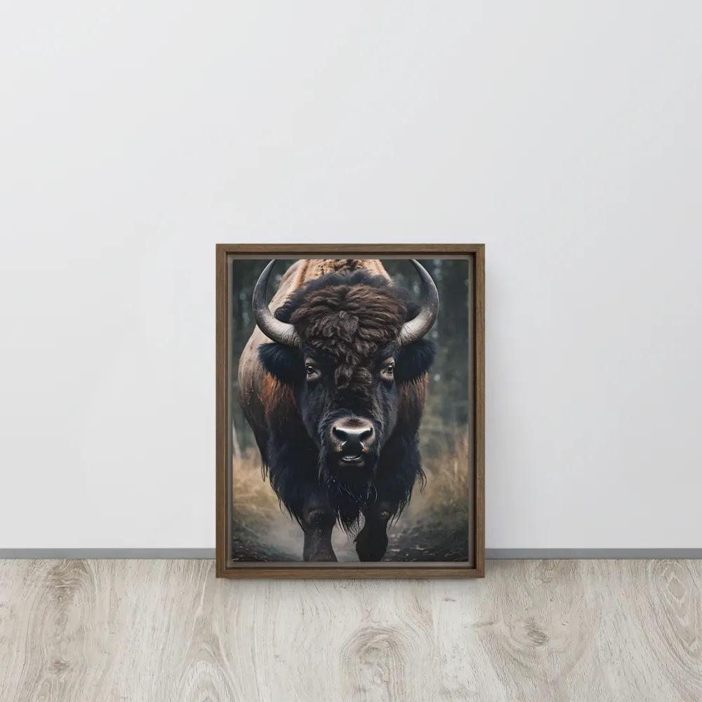 Majesty in the Wilderness | Canvas with Brown Frame | 11″×14″