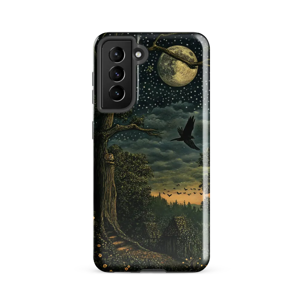 Mystical Nightscape Under the Full Moon | Phone Case |  S21 FE | Tough Case | Glossy